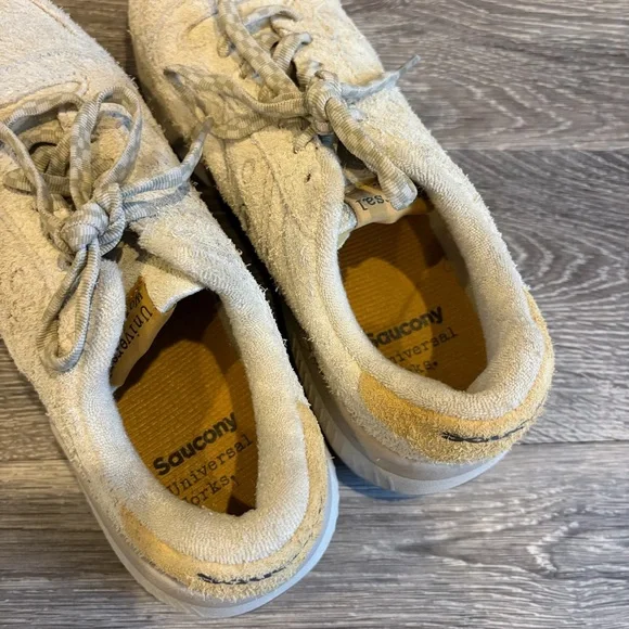 Saucony x Universal Works Jazz NXT Beige Suede Size 11 Womens / 9 Mens Collab - Picture 7 of 8